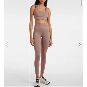 Varley FreeSoft High Rise Leggings Sz M Soft Pink Gym Running Activewear